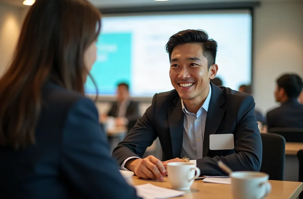 Làm quen gái ở hội thảo chuyên nghiệp