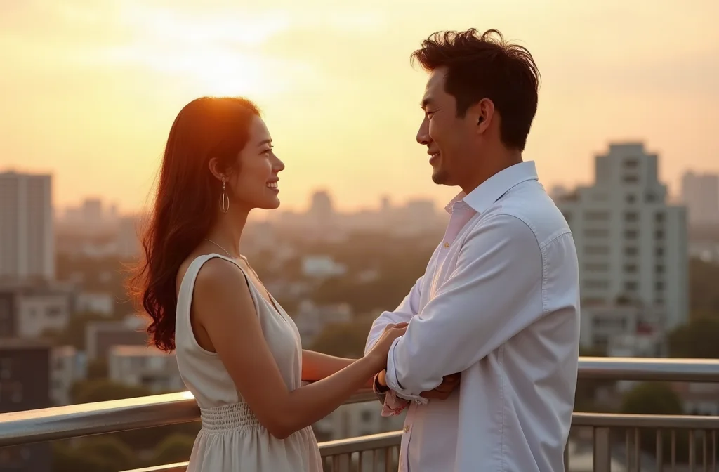 Nghệ thuật kích thích bản năng săn bắt ở phụ nữ trên sân thượng