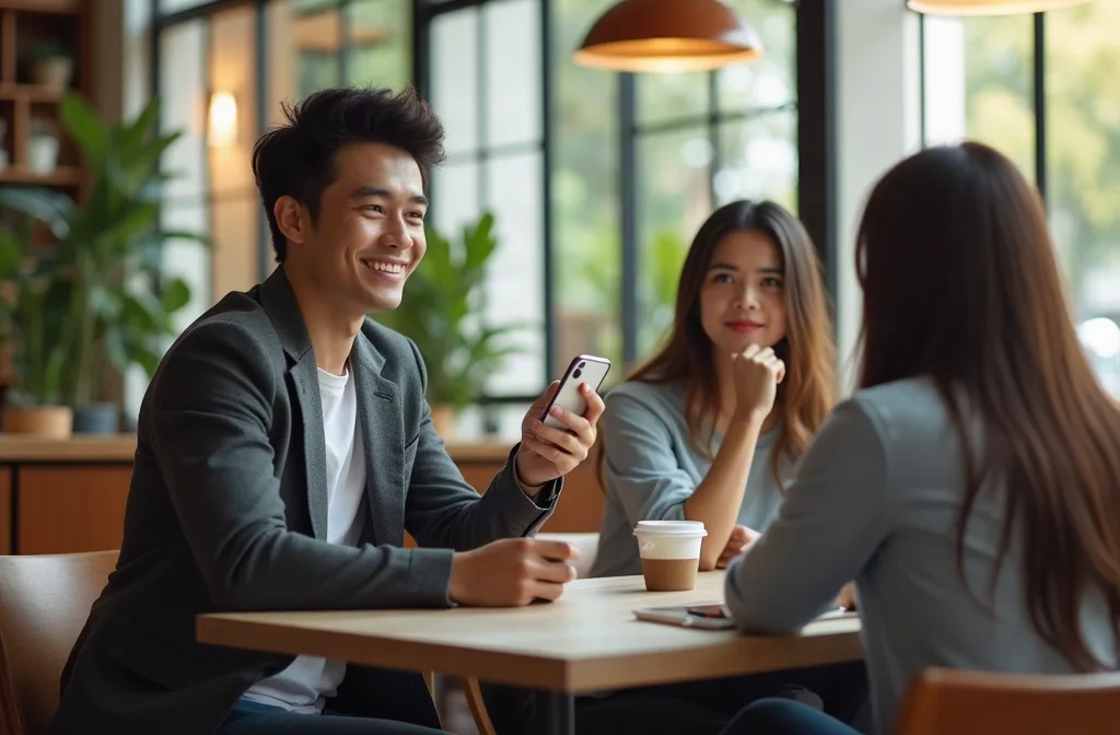 Con gái tán nhiều người – giữ bản lĩnh chàng trai Chàng trai tự tin khi phát hiện con gái đang tán nhiều người
