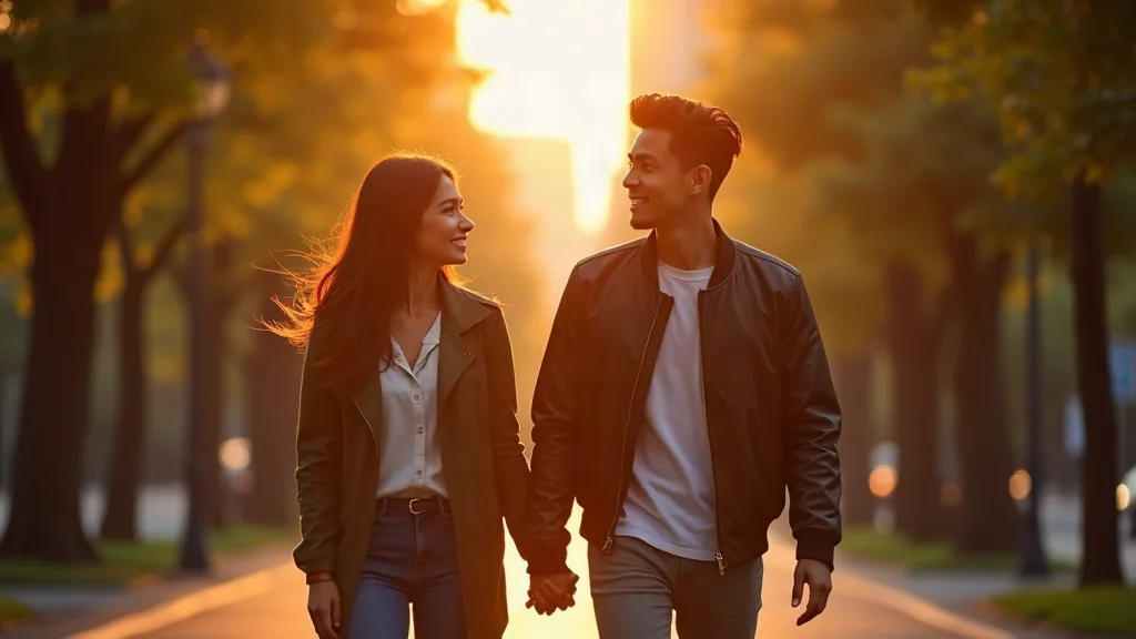 Hẹn hò buổi đầu tiên dạo bộ trò chuyện ghi điểm tuyệt đối