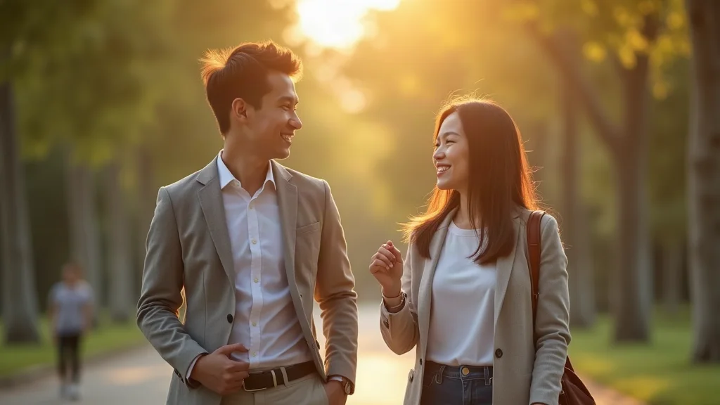 Bí quyết cua gái cho đàn ông hướng nội khi đi dạo công viên