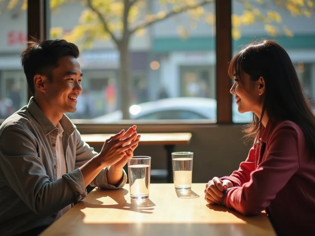 Cách từ chối tinh tế khi con gái không phải gu Cách từ chối tinh tế khi con gái không phải gu tại quán cafe