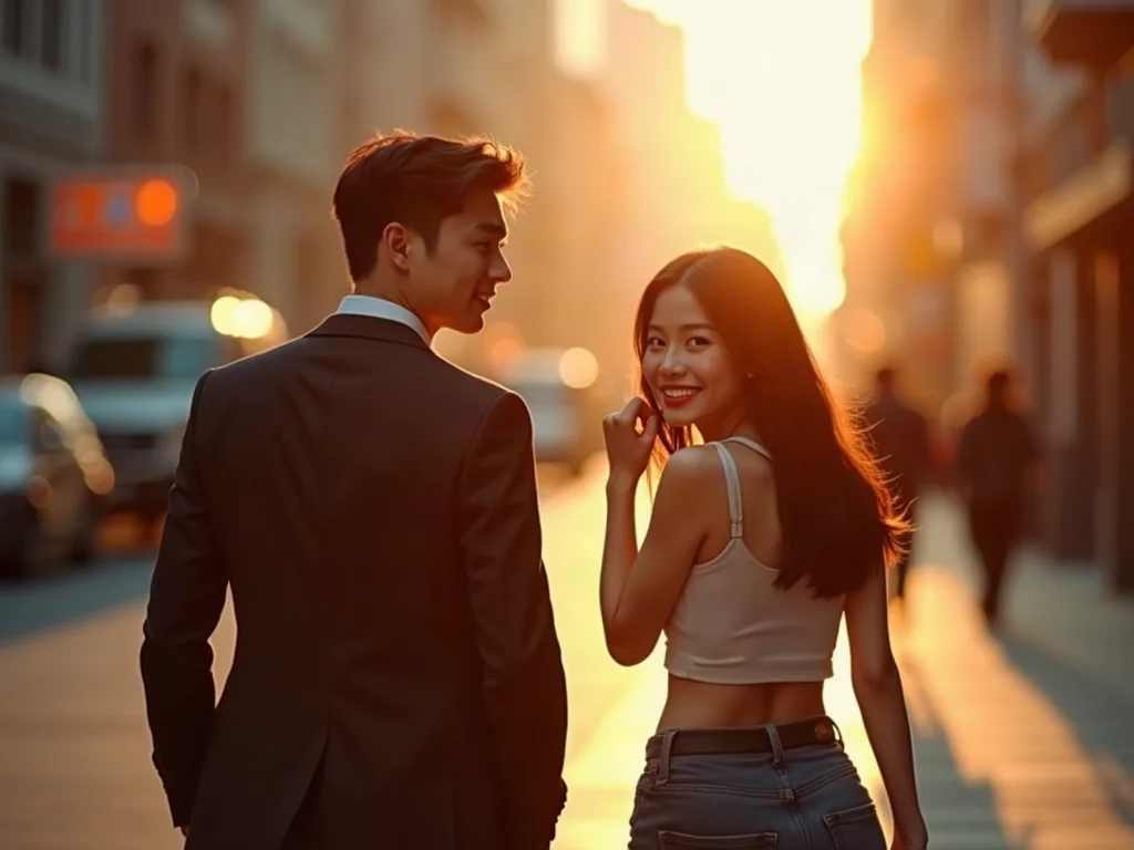 Chàng trai tự tin trò chuyện với con gái giả vờ kiêu kỳ