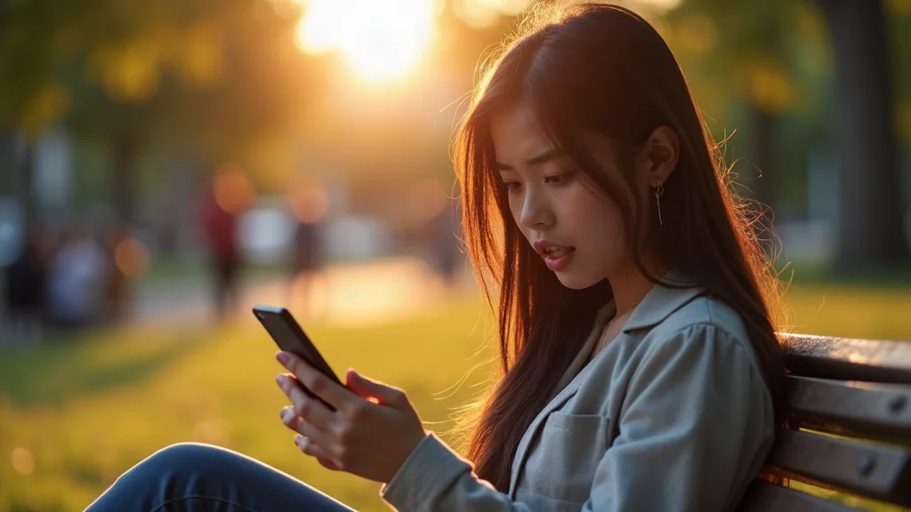 Cô gái mất hứng khi nhận tin nhắn mắc sai lầm Cô gái chán nản khi nhận tin nhắn nhạt nhẽo