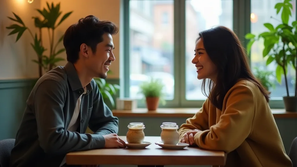 Tái xuất tự tin để lật ngược thế cờ sau khi bị từ chối tỏ tình Đôi bạn trò chuyện vui vẻ trong quán cafe sau lần tỏ tình thất bại