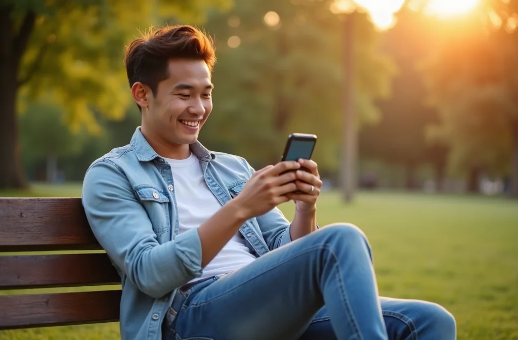 Cách nhắn tin tạo cảm xúc vui buồn cho con gái 1 Chàng trai nhắn tin tạo cảm xúc cho con gái