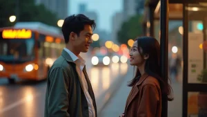 Cách bắt chuyện với con gái khi đi trạm xe bus, tàu điện