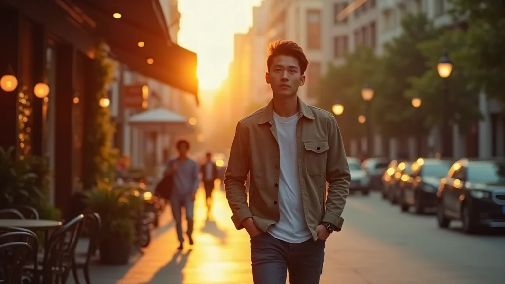 Cách thoát khỏi Friendzone thay đổi bản thân Chàng trai Châu Á tự tin bước đi trên phố hoàng hôn, cô gái vẫy chào từ quán cafe
