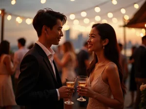 Tiếp cận gái lạ trong tiệc tùng, sự kiện sôi động
