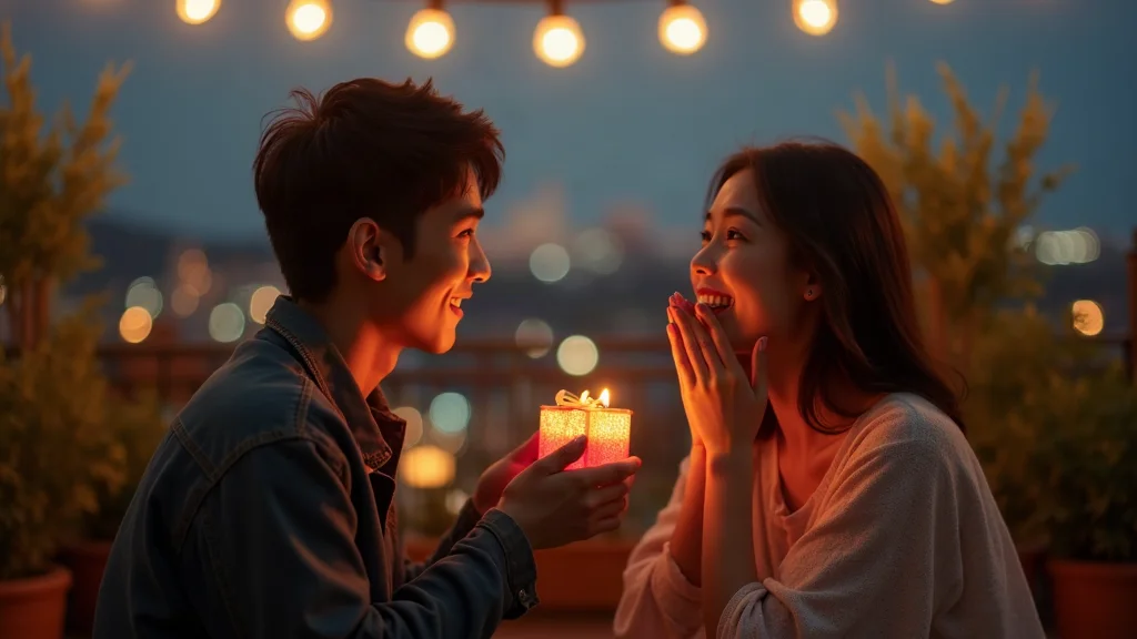Thời điểm tỏ tình thành công trên rooftop thành phố Thời điểm tỏ tình thành công trên rooftop thành phố