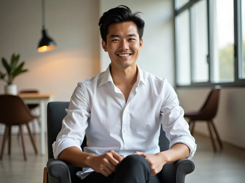 Tư thế ngồi chuẩn nam giới tạo sức hút phong cách quý ông