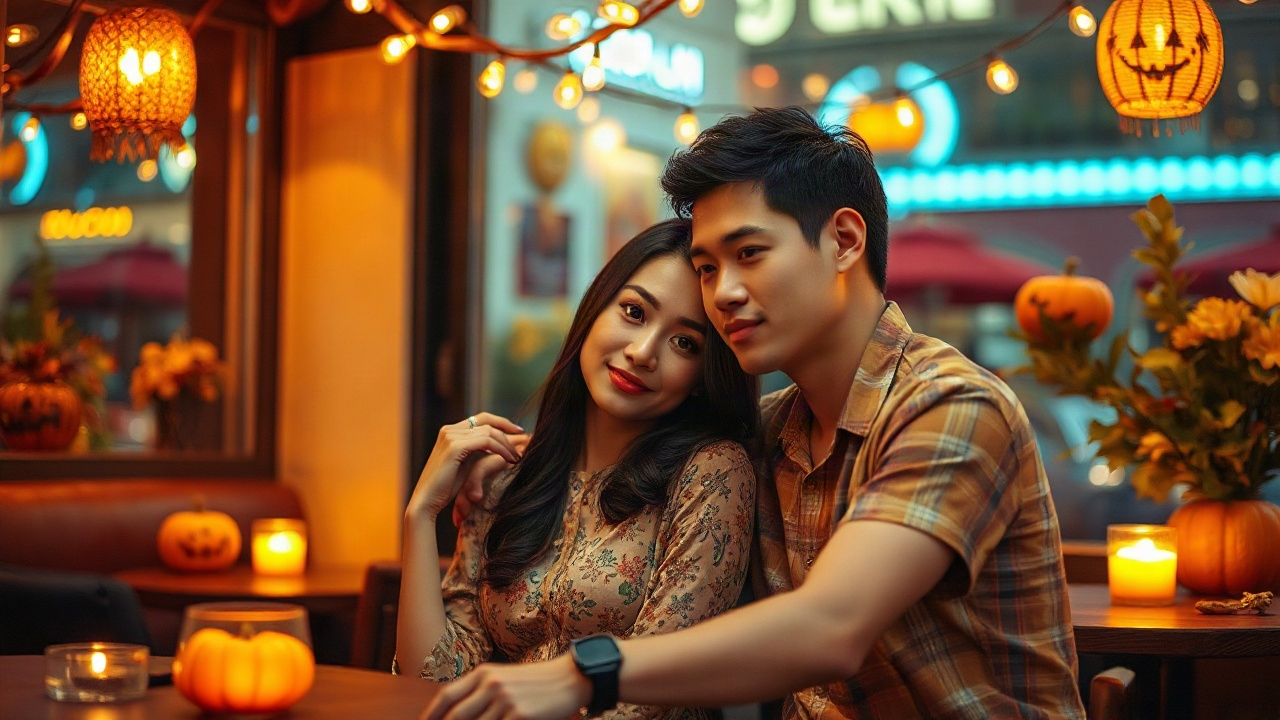 buổi hẹn hò đêm Halloween