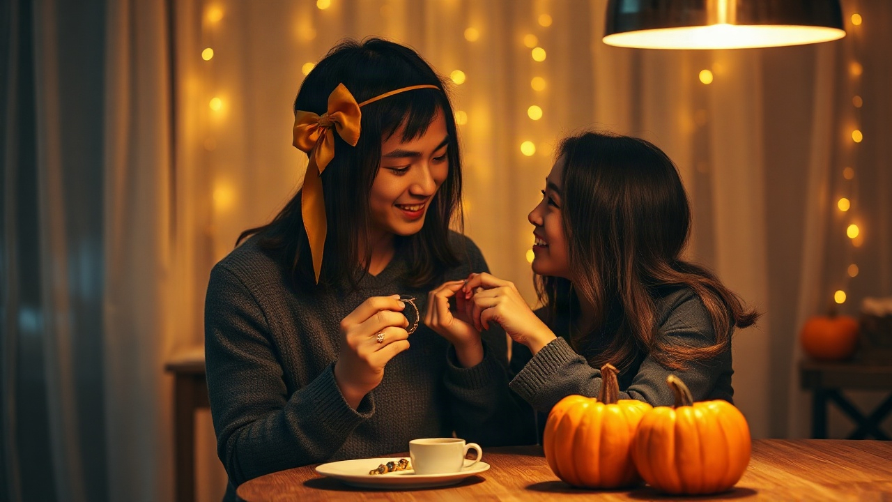 Chuẩn bị phụ kiện Halloween tặng bạn gái đúng gu và vừa ngân sách Chuẩn bị phụ kiện Halloween tặng bạn gái với hộp quà nhỏ và phụ kiện hóa trang tinh tế