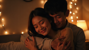 Cách ôm bạn gái lãng mạn